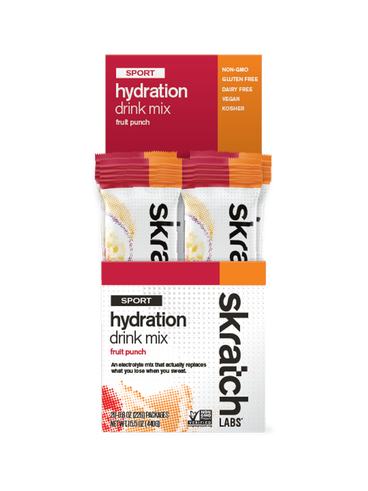 Skratch Labs Hydration Sport Drink Mix (Box of 20) [SHM-LL-22g/20]