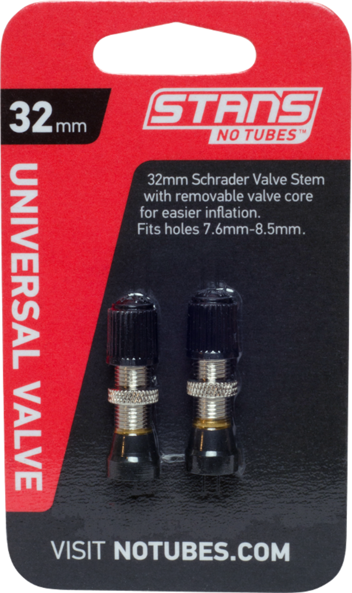 JOE’S 2 Schrader tubeless valve for MTB