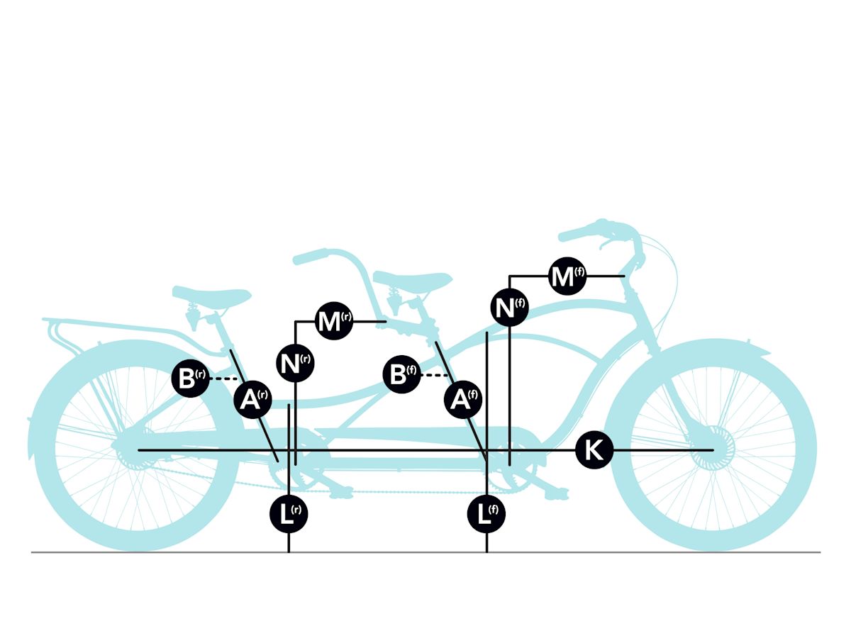 Bike geometry diagram