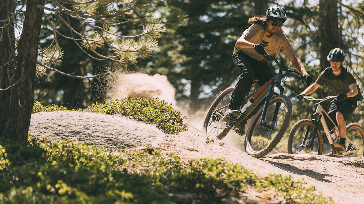 Progressive trail geometry