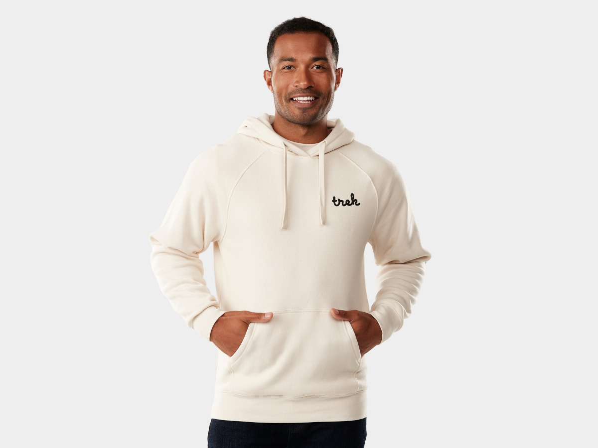 Hybrid zip-up hoodie with quilted back