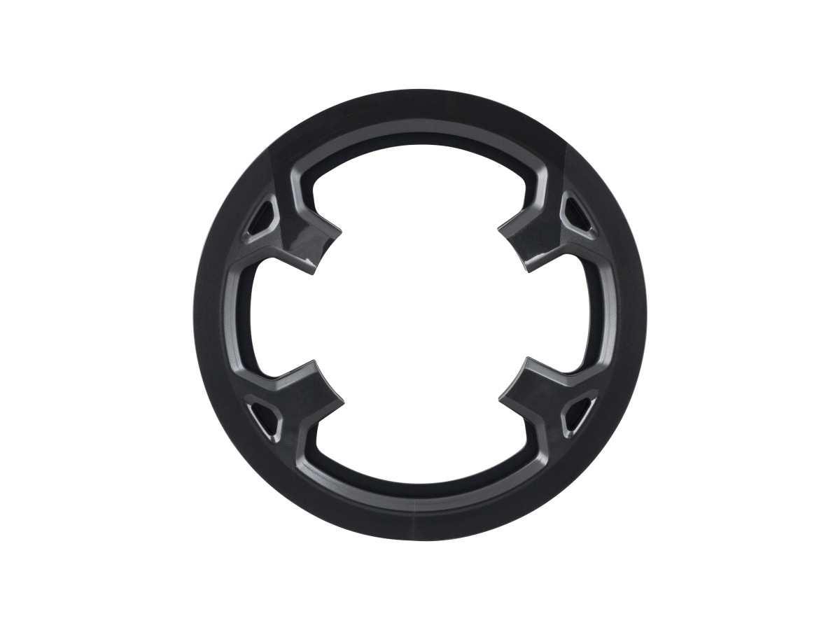 Single Speed Chainset With Pedals And Chain Guard - 42T, 175mm Crank, Black, For E-bikes Or Universal Fit