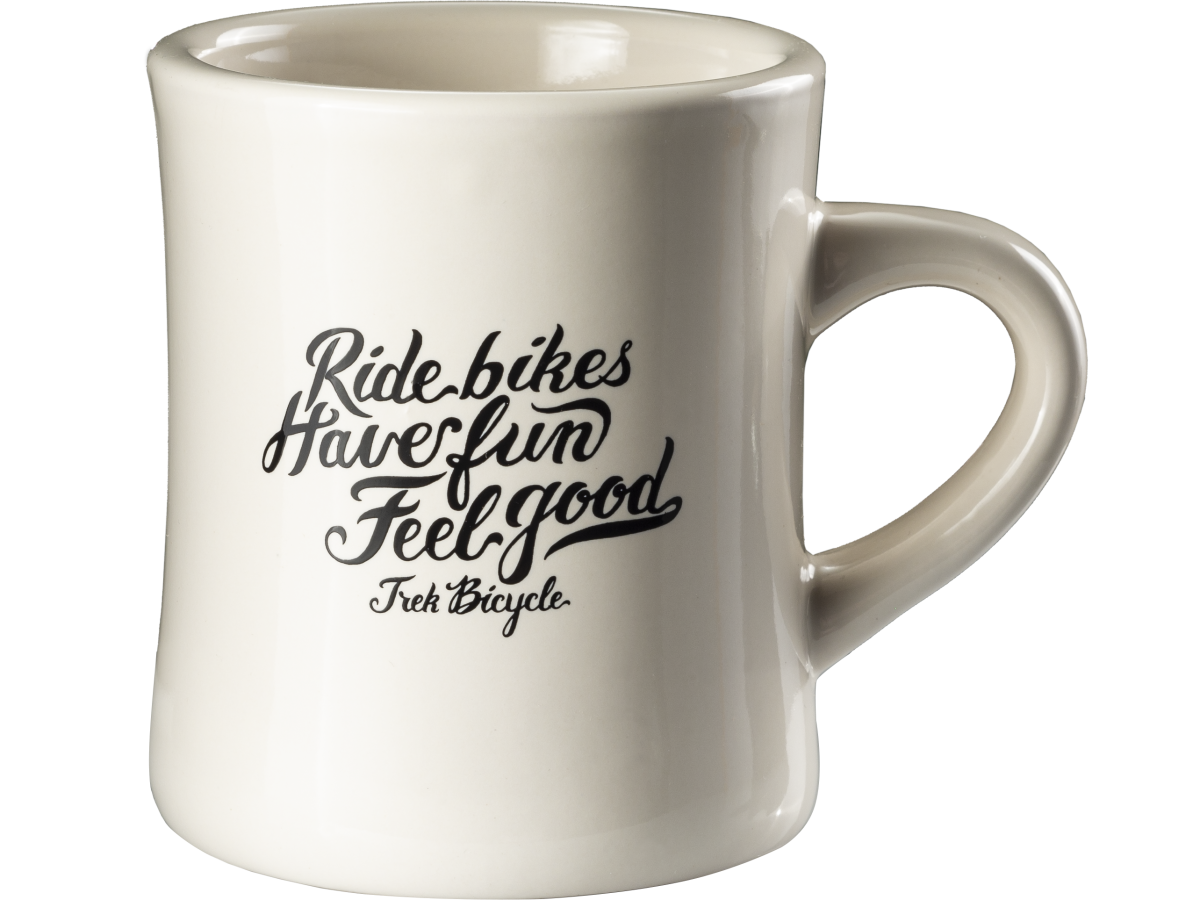 trek ride and shine mug