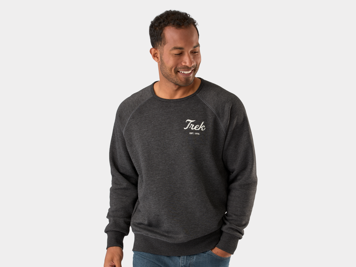 Trek Script Crewneck Unisex Sweatshirt - Trek Bikes