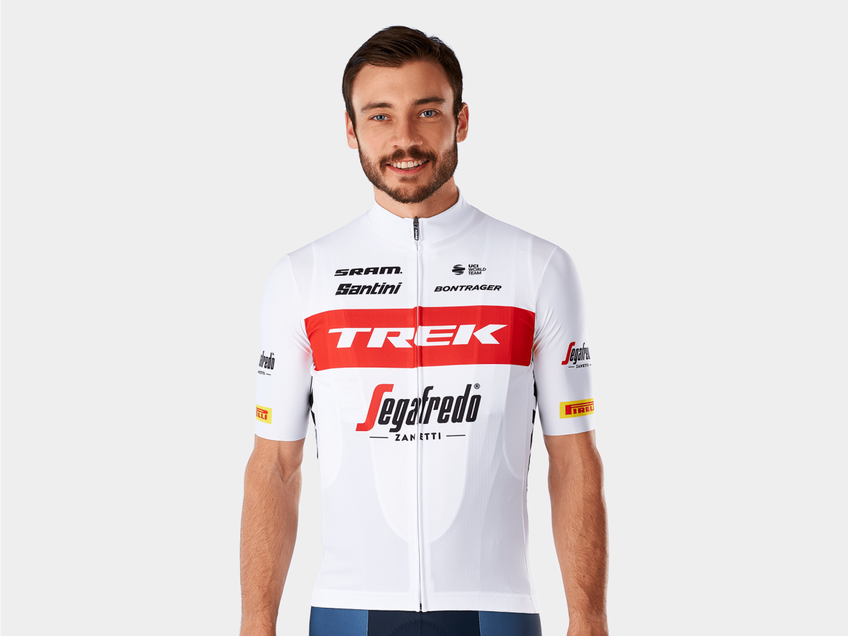Santini Trek-Segafredo Men's Team Replica Race Jersey - Trek Bikes