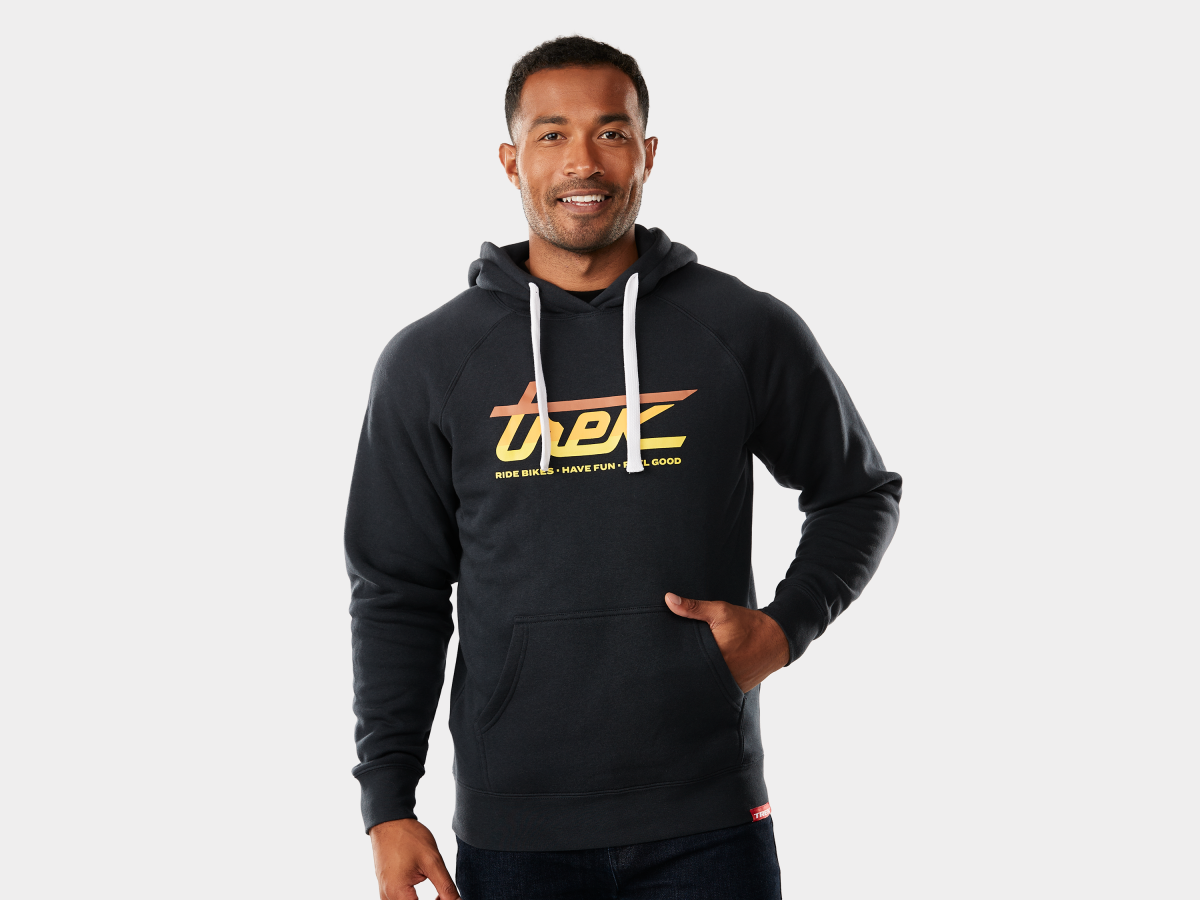 Trek Sunrise Script Hoodie - Dark Navy main image 0