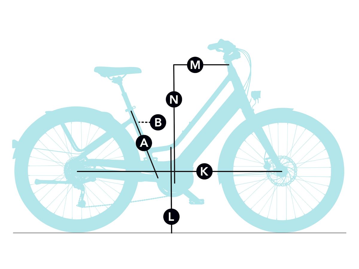 Bike geometry diagram