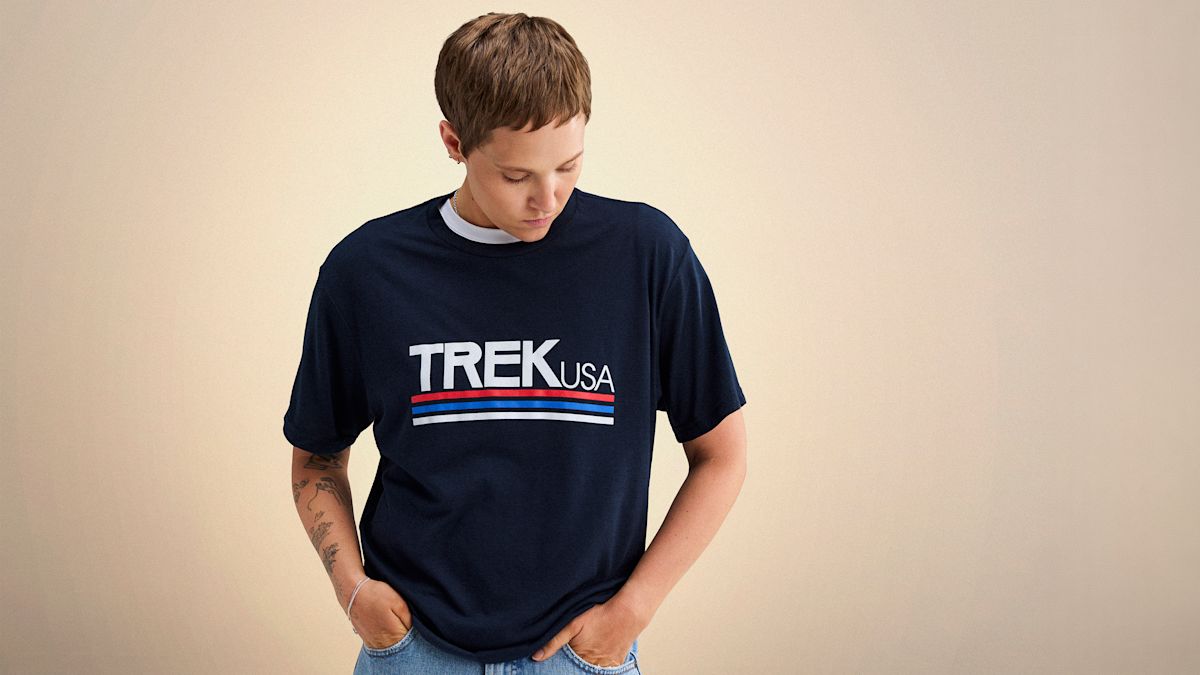 trek bicycle shirt First 50 Cycling Jersey Cycling Short Sleeve Jersey right look thats not New Trek Bicycle Bike Men's