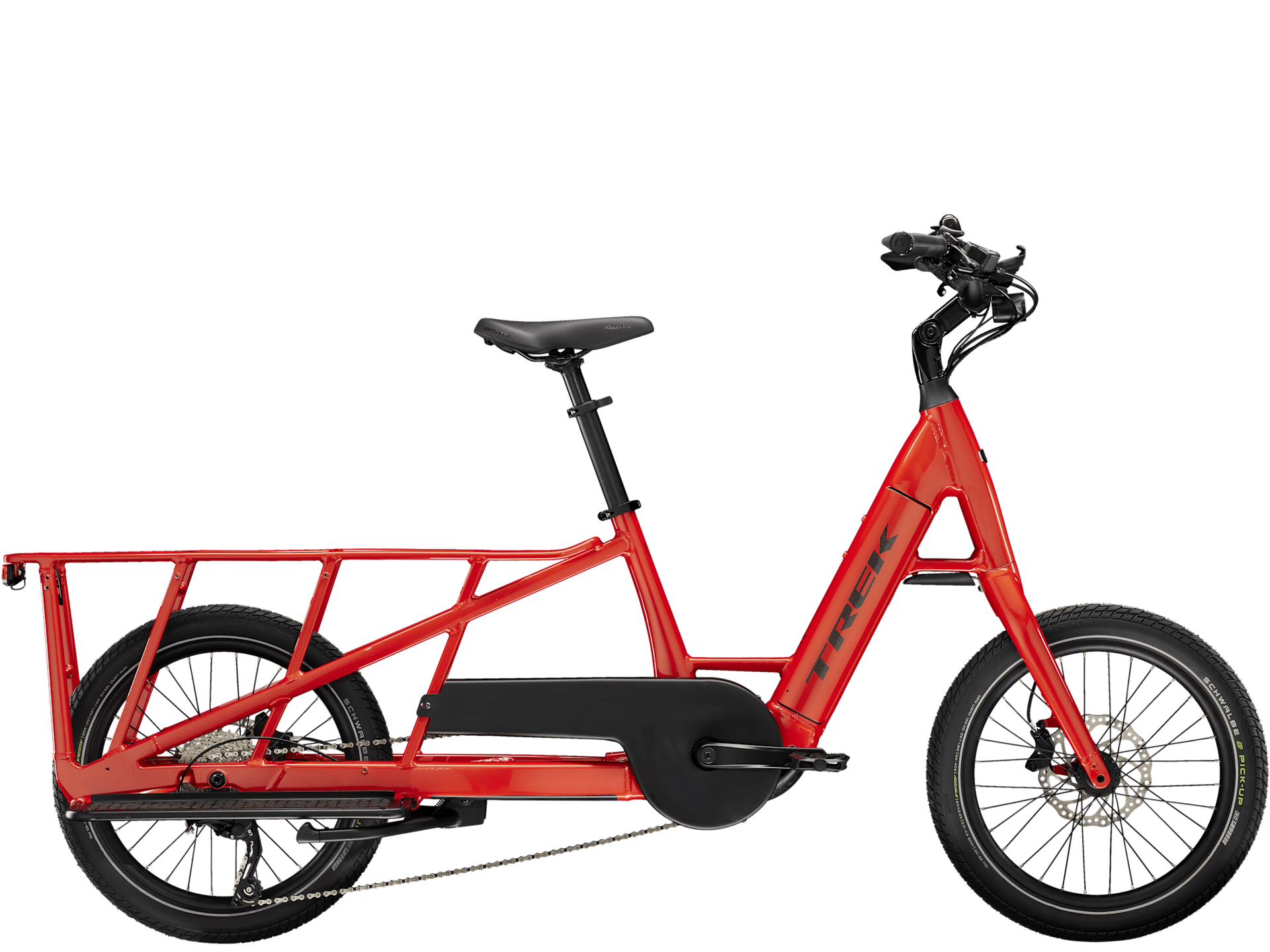 Trek Fetch+ 2 in an alternative colourway, side profile on white background