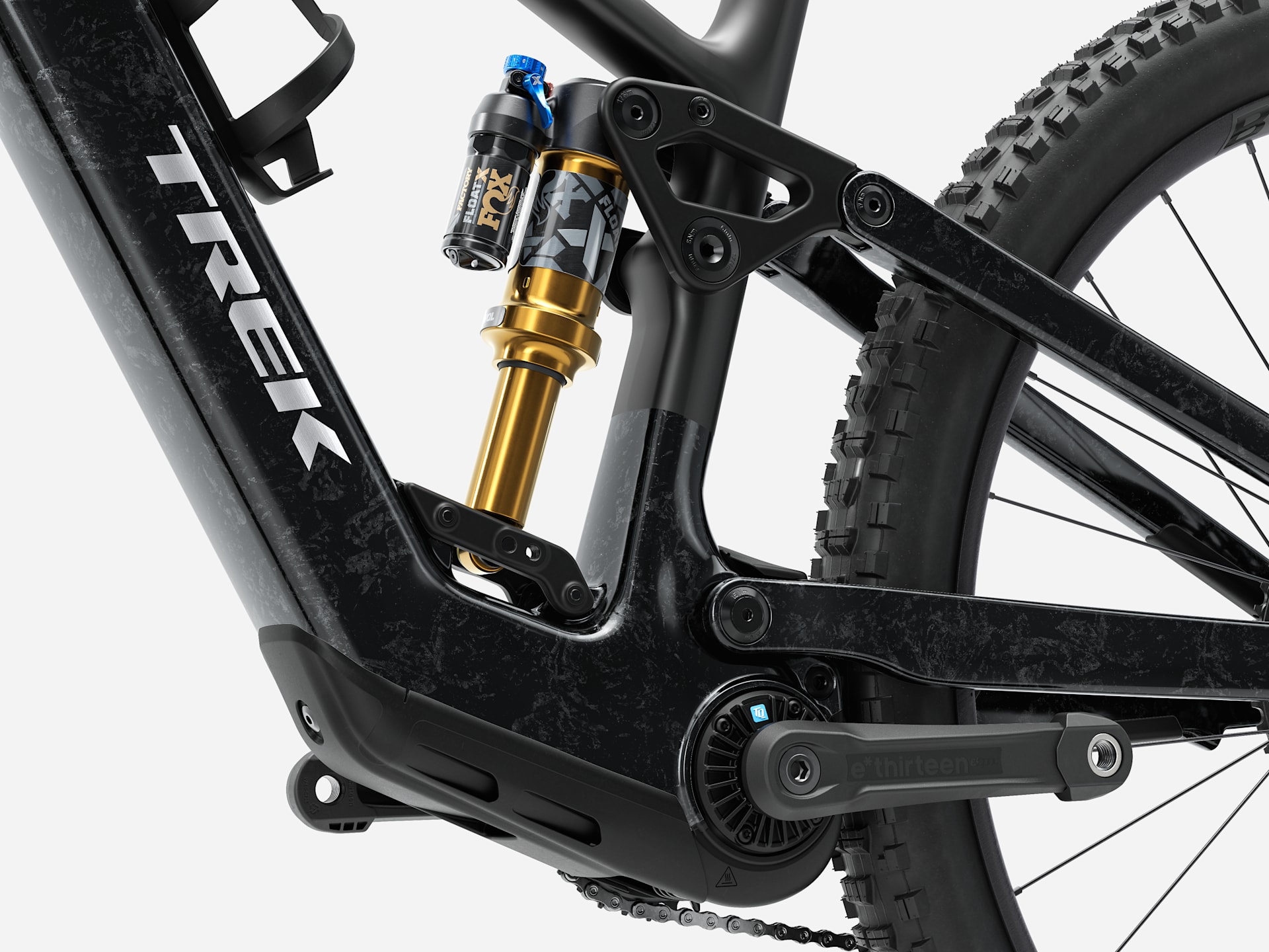 Trek Fuel+ EX 9.8 XT Di2 Gen 2 alternate angle or component detail on white background