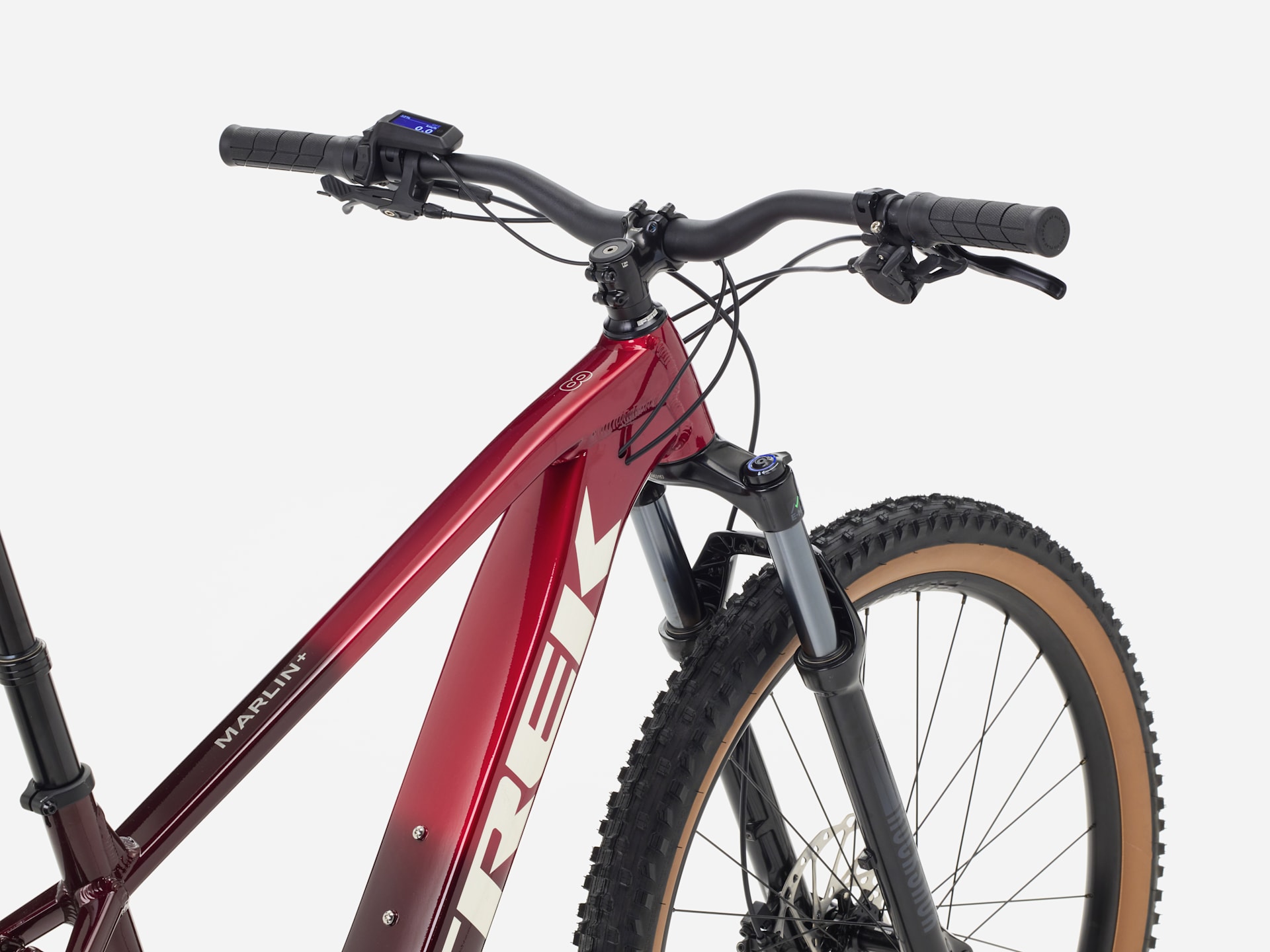Trek Marlin+ 8 alternate angle or component detail on white background