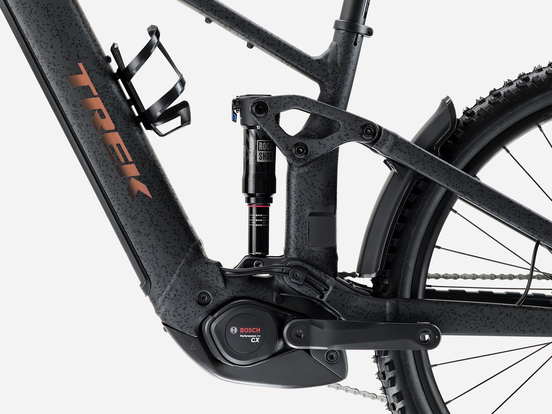 Trek Rail+ 5 Gen 5 alternate angle or component detail on white background