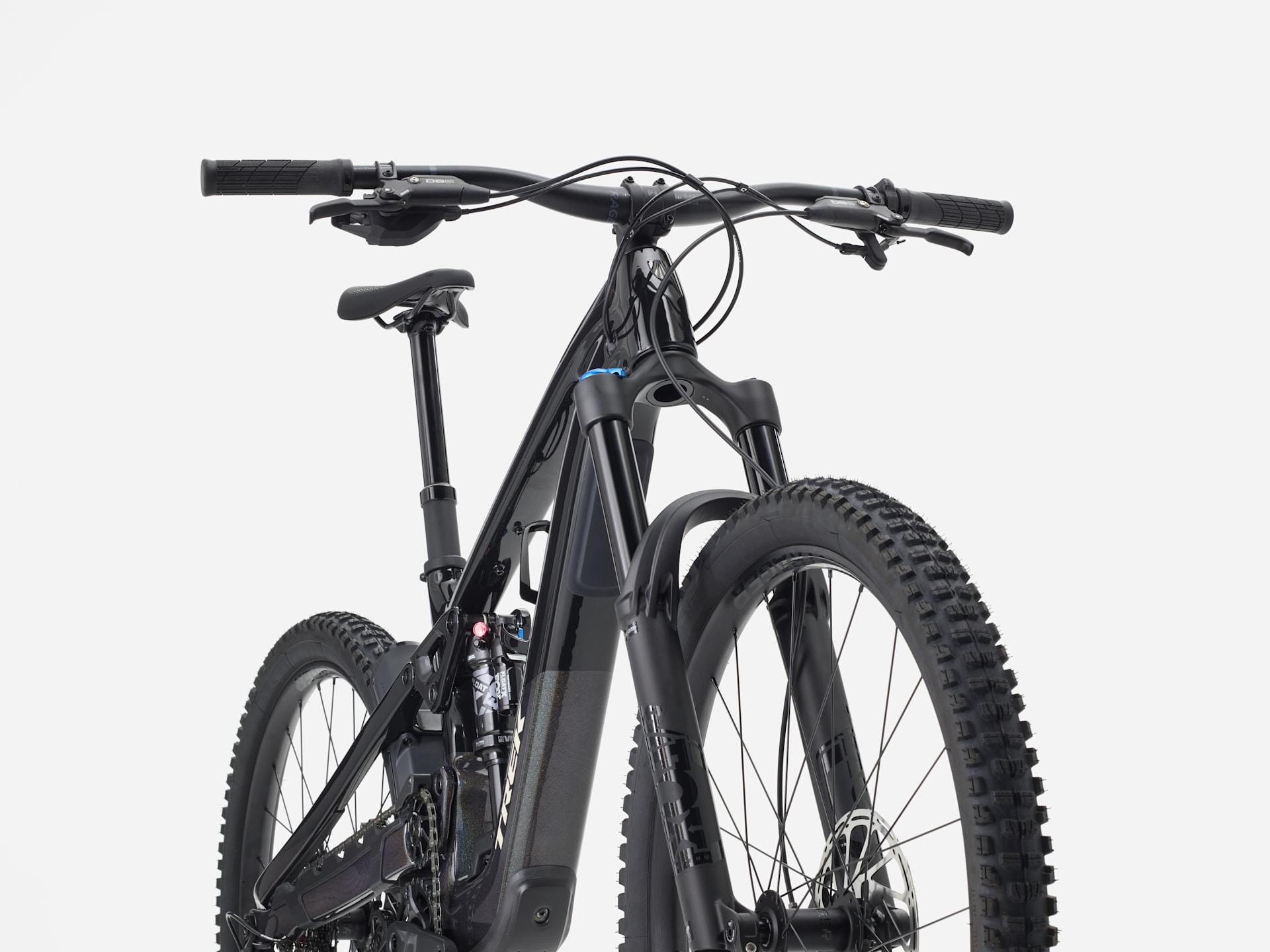 Trek Slash+ 9.7 alternate angle or component detail on white background