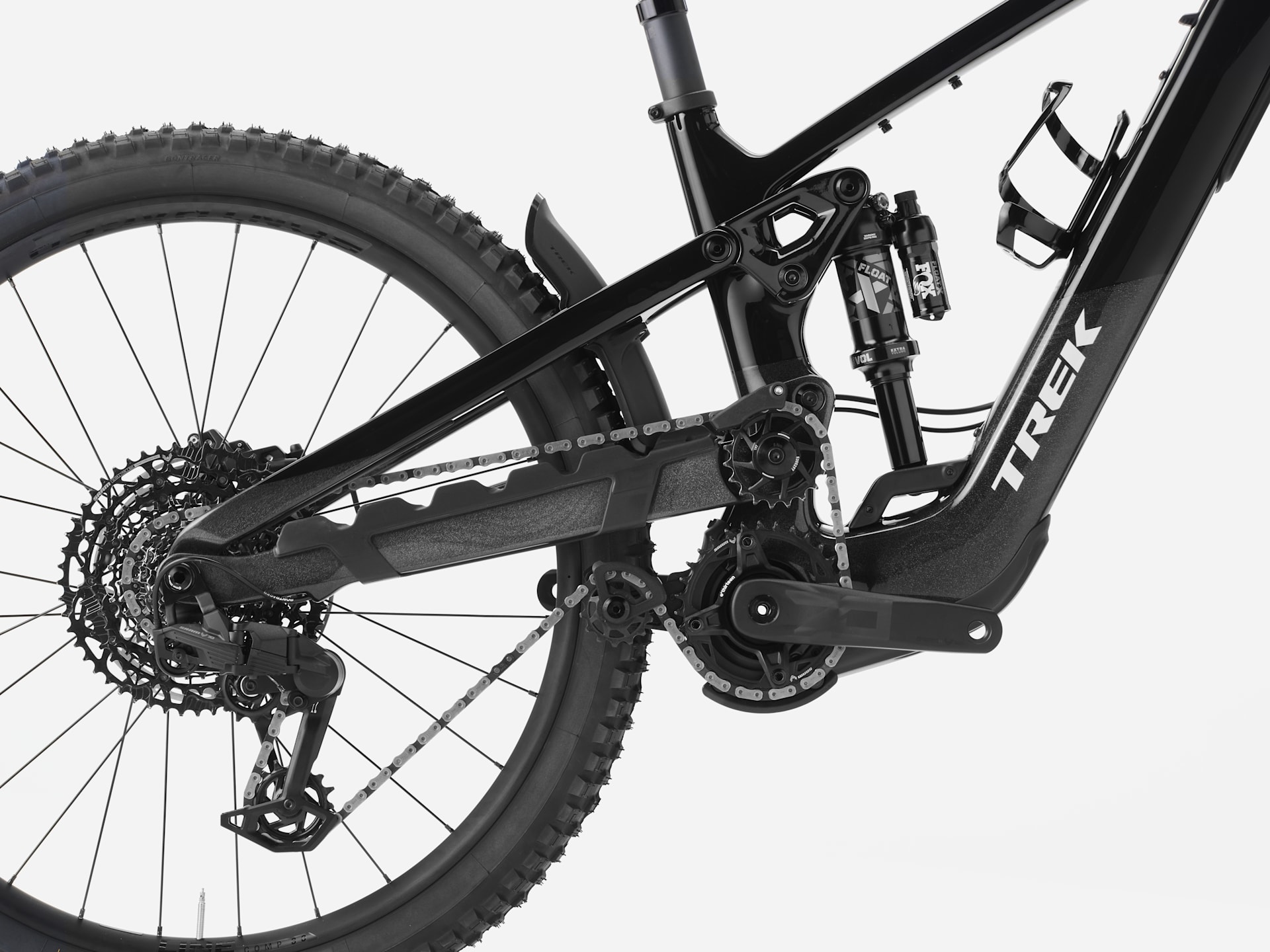 Trek Slash+ 9.7 alternate angle or component detail on white background