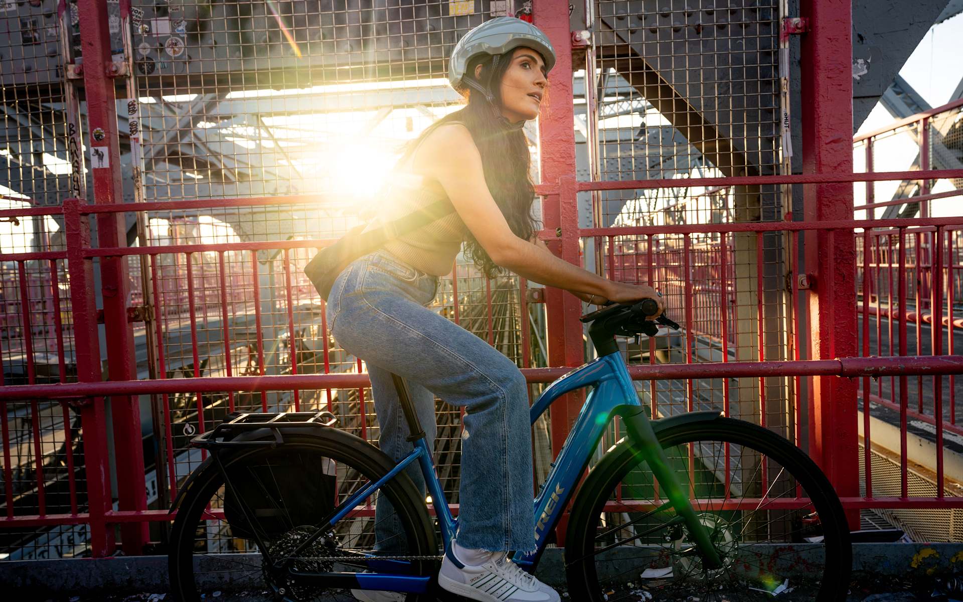 Trek FX+ 2 LT lifestyle shot