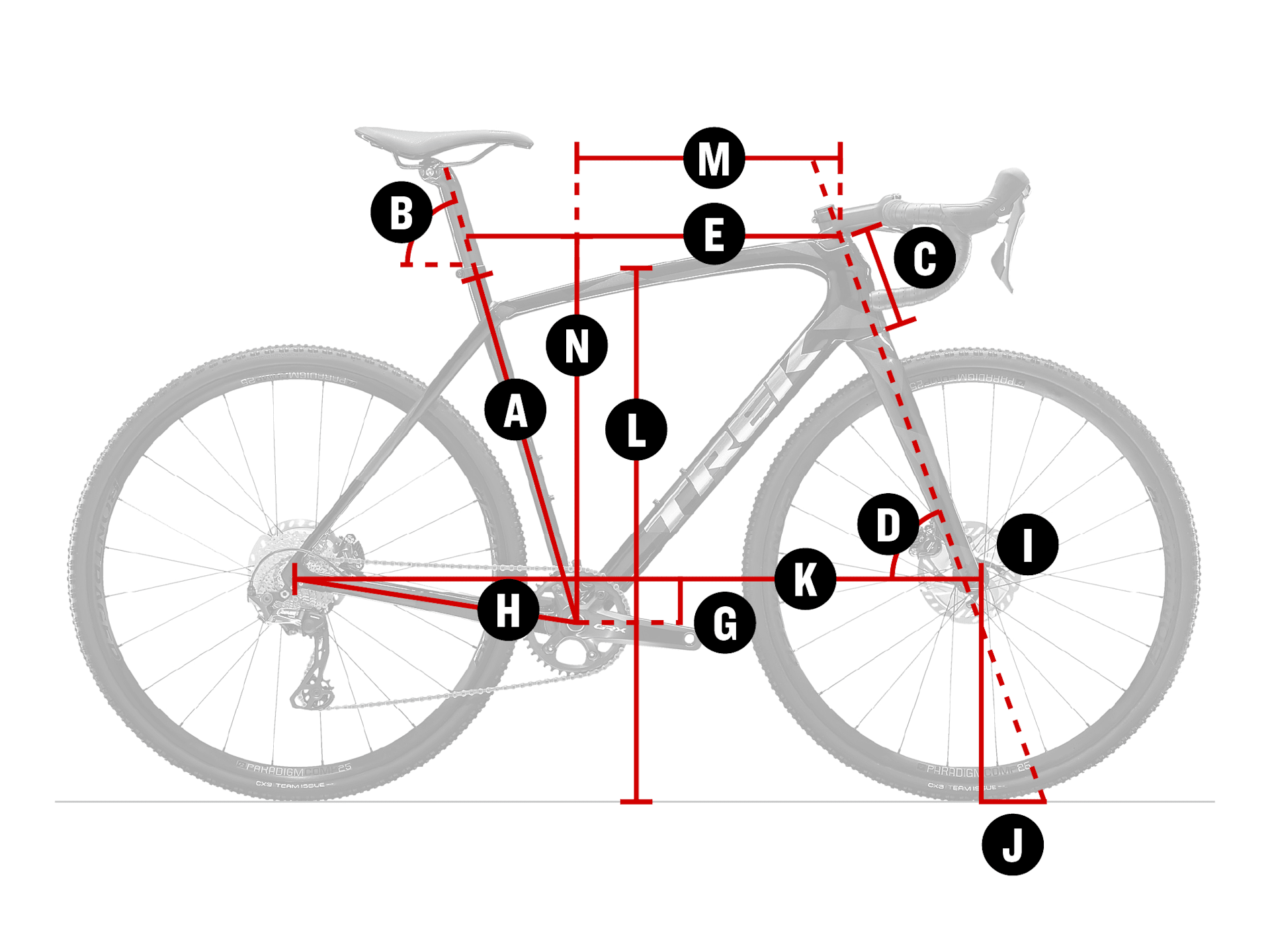 Trek boone size chart on sale