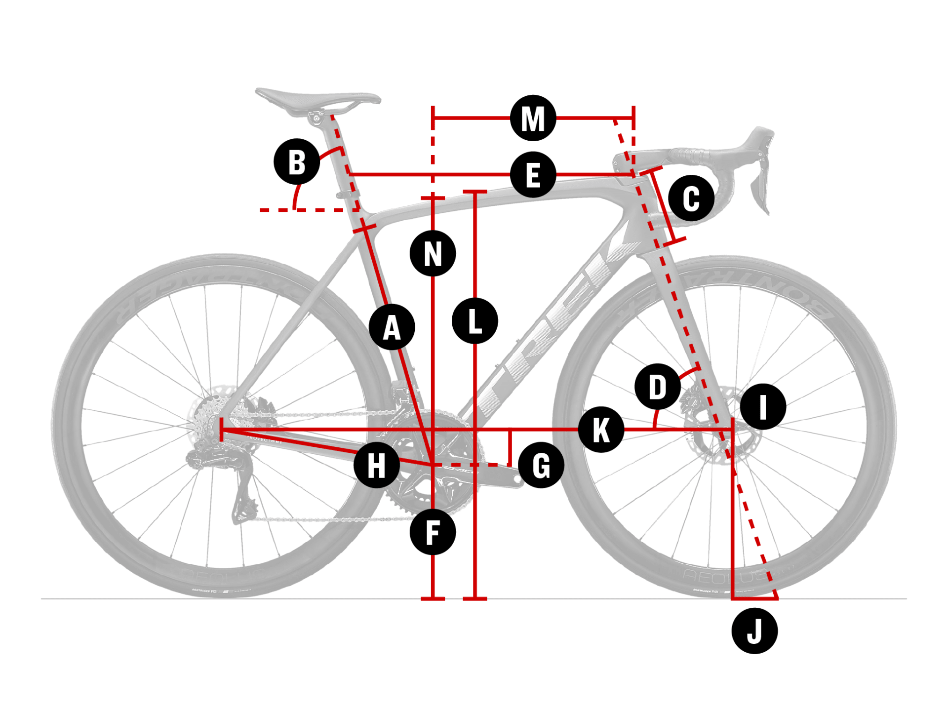 Madone SLR Geometri Çizimi