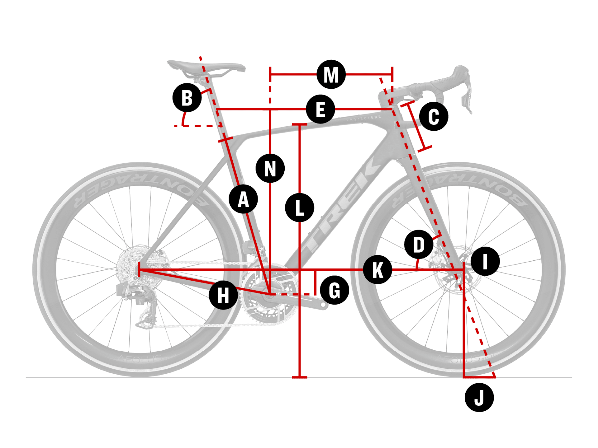 Madone SLR Geometri Çizimi