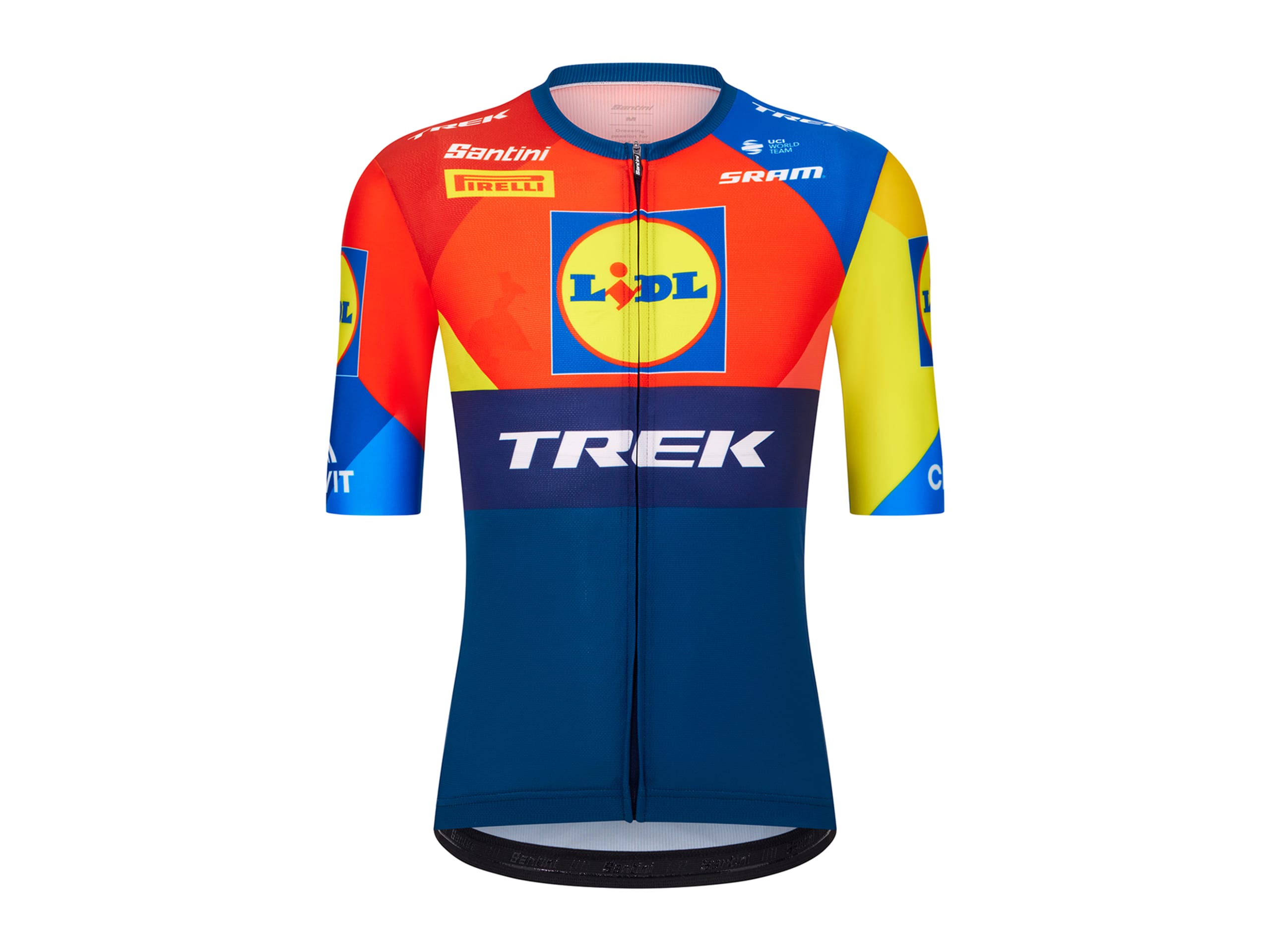 Santini Trek-Segafredo Men's Team Cycling Jersey - Trek Bikes (JP)