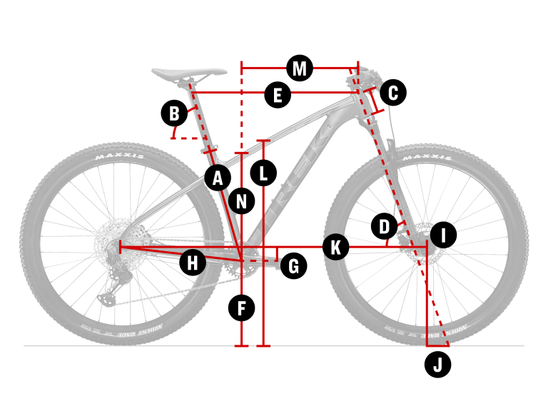 Trek x caliber 7 store geometry