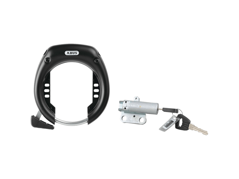 ABUS 5750L Retainable Ring Lock with RIB Battery Lock
