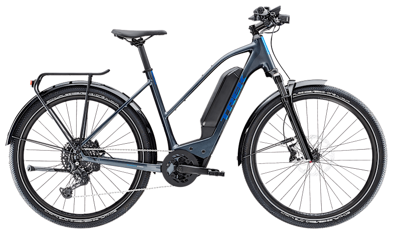 Městské elektrokolo Trek Allant+ 6 Midstep galaktická šedá