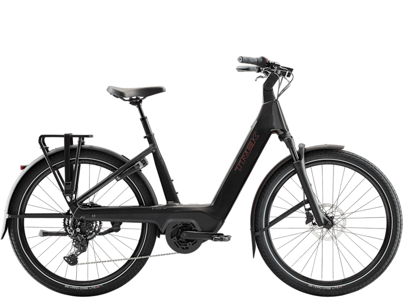Městské elektrokolo Trek Charter+ 4 R9 540 Wh Lowstep