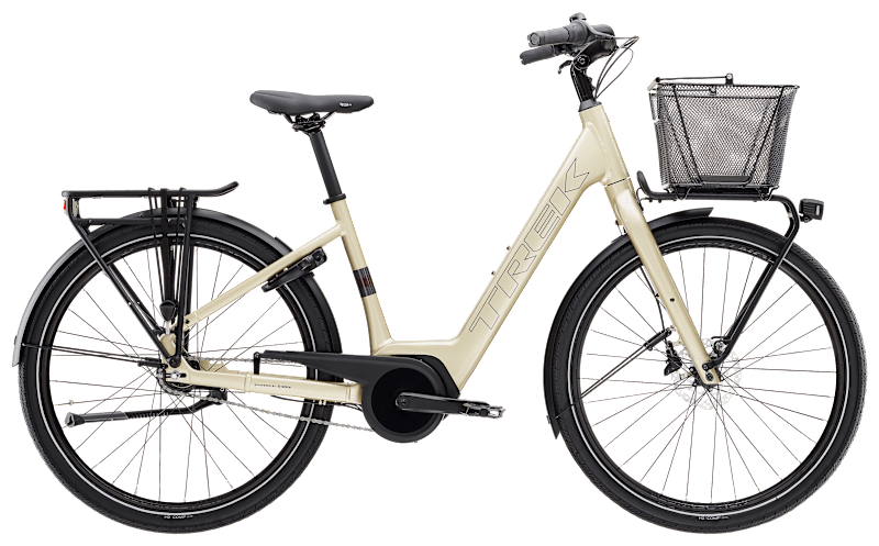 Městské elektrokolo Trek District+ 1 Coaster Lowstep
