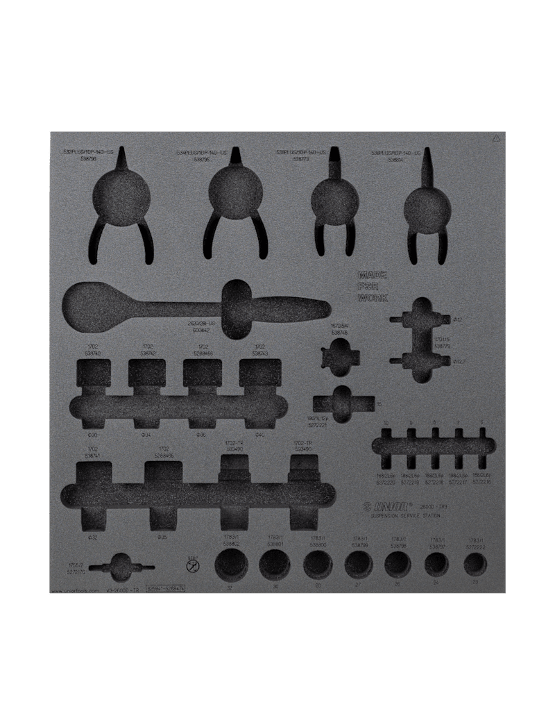 Unior Suspension Bench Drawer - 3 Tool Tray