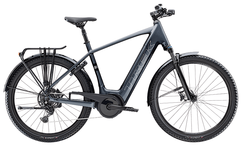 Městské elektrokolo Trek Verve+ 4 galaktická šedá