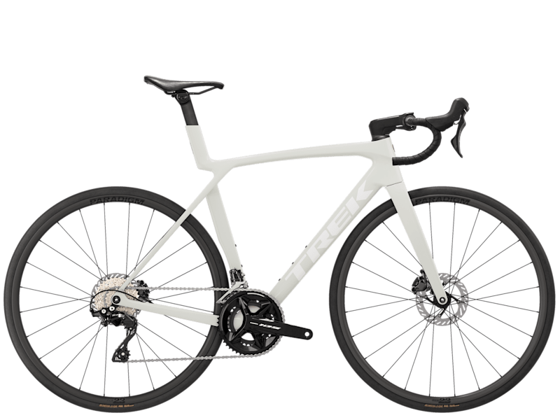 Trek Madone SL 5 Gen 8 complete road bike in white and black